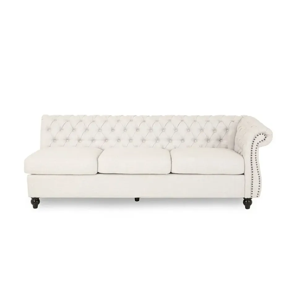 Amberside 6 Seater Fabric Tufted Sectional Sofa – Luxury Living in Dubai – furniture - product image 5