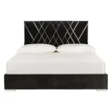 Zavior French Velvet Upholstered Bed thumbnail 5