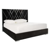 Zavior French Velvet Upholstered Bed thumbnail 4