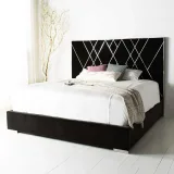 Zavior French Velvet Upholstered Bed thumbnail 3