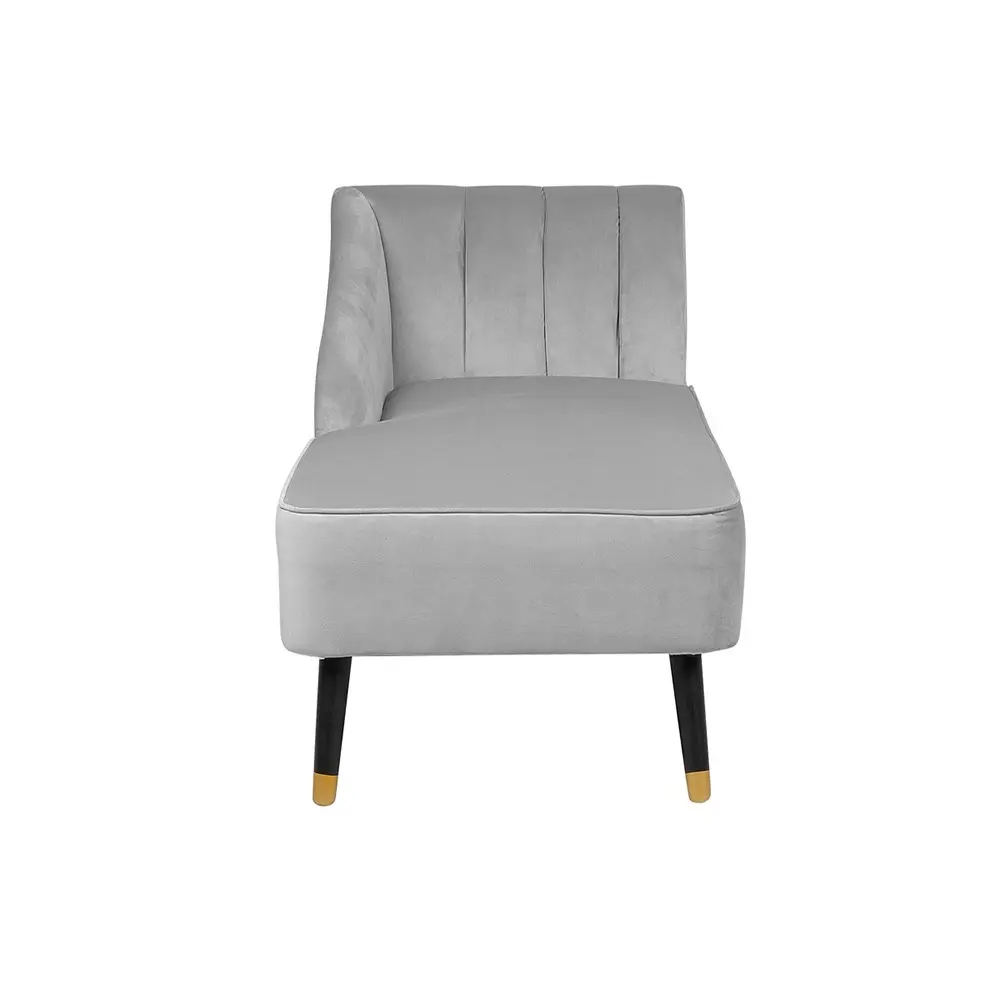 Queen Anne Velvet Chaise Lounge – furniture