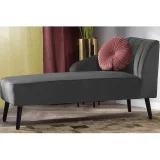Queen Anne Velvet Chaise Lounge – furniture thumbnail 5