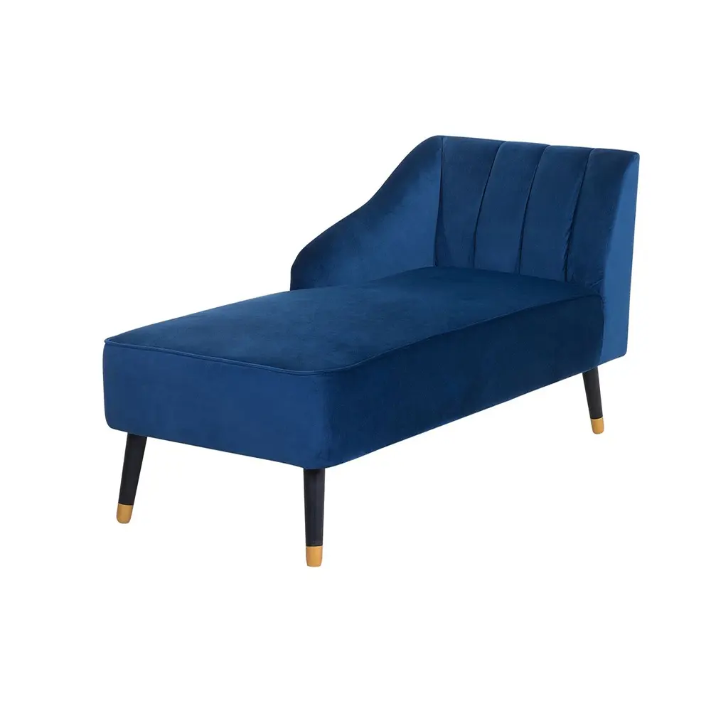 Queen Anne Velvet Chaise Lounge – furniture