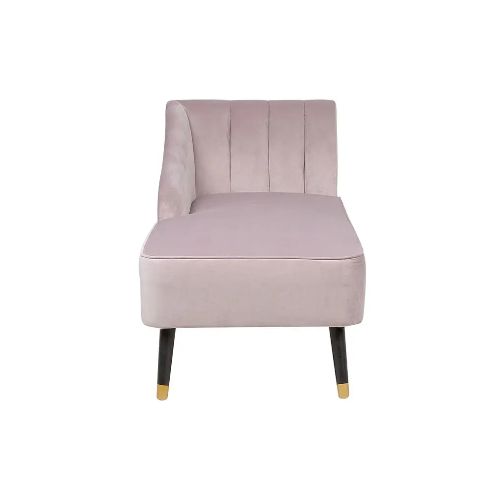 Queen Anne Velvet Chaise Lounge – furniture