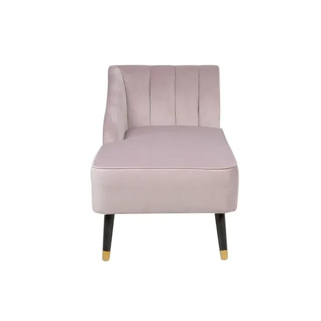 Queen Anne Velvet Chaise Lounge – furniture