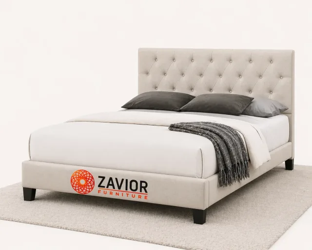 Zavior Gargan Upholstered Panel Bed