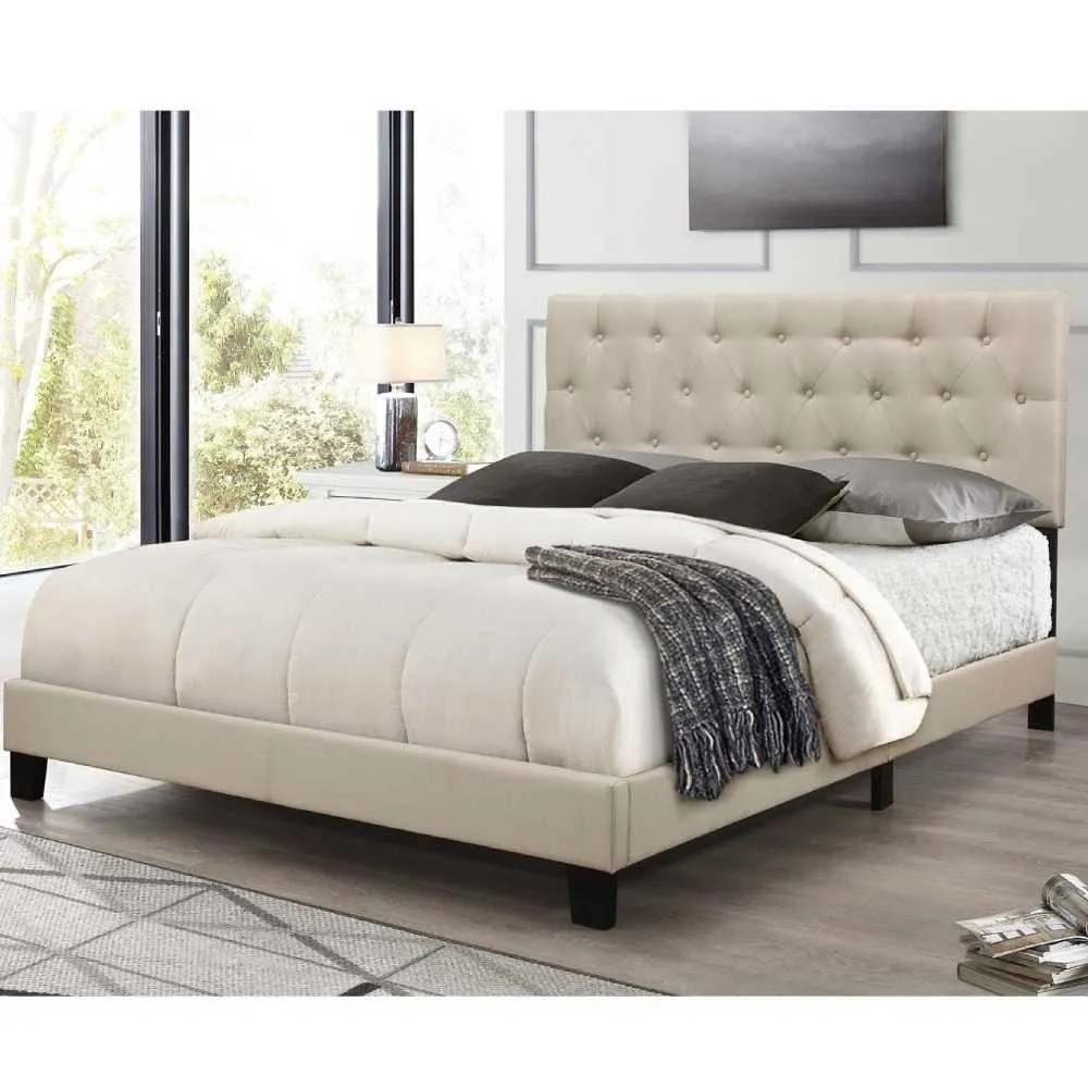 Zavior Gargan Upholstered Panel Bed