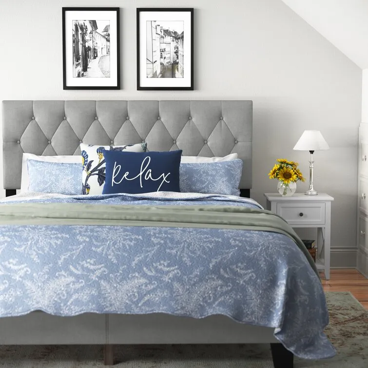 Zavior Gargan Upholstered Panel Bed