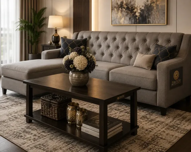 Fabric-Upholstered Tufted 2-Piece Sectional Sofa – Ultimate Comfort & Style – furniture