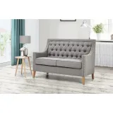 Button Tufted Traditional Sofa Set – Stylish, Durable & Comfortable (3 Sizes, 5 Color Options) – furniture thumbnail 1