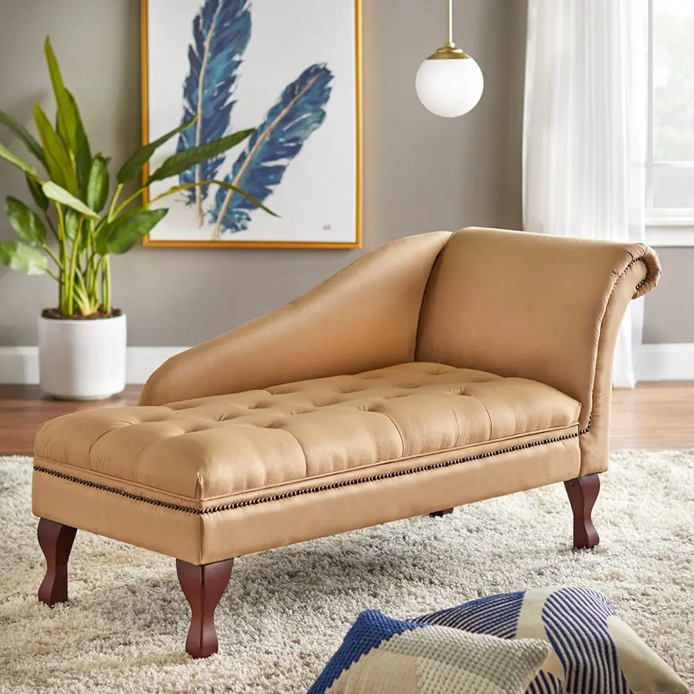 Simple Living Chaise Lounge with Storage – furniture