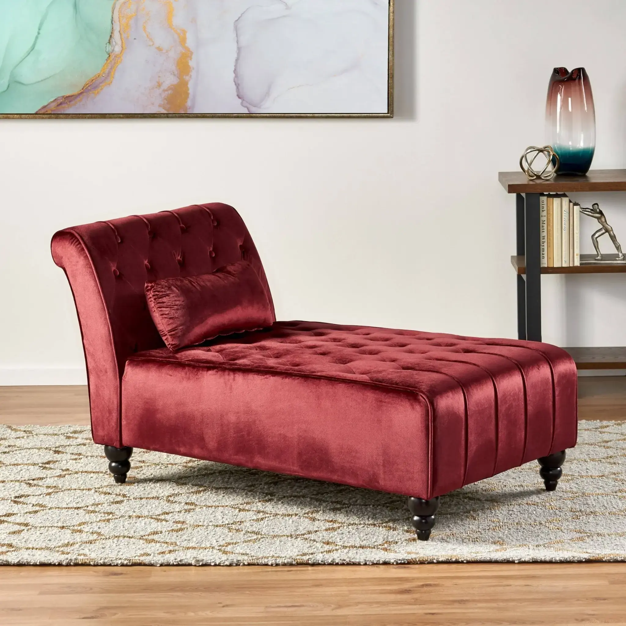 Rubie Velvet Chaise – furniture