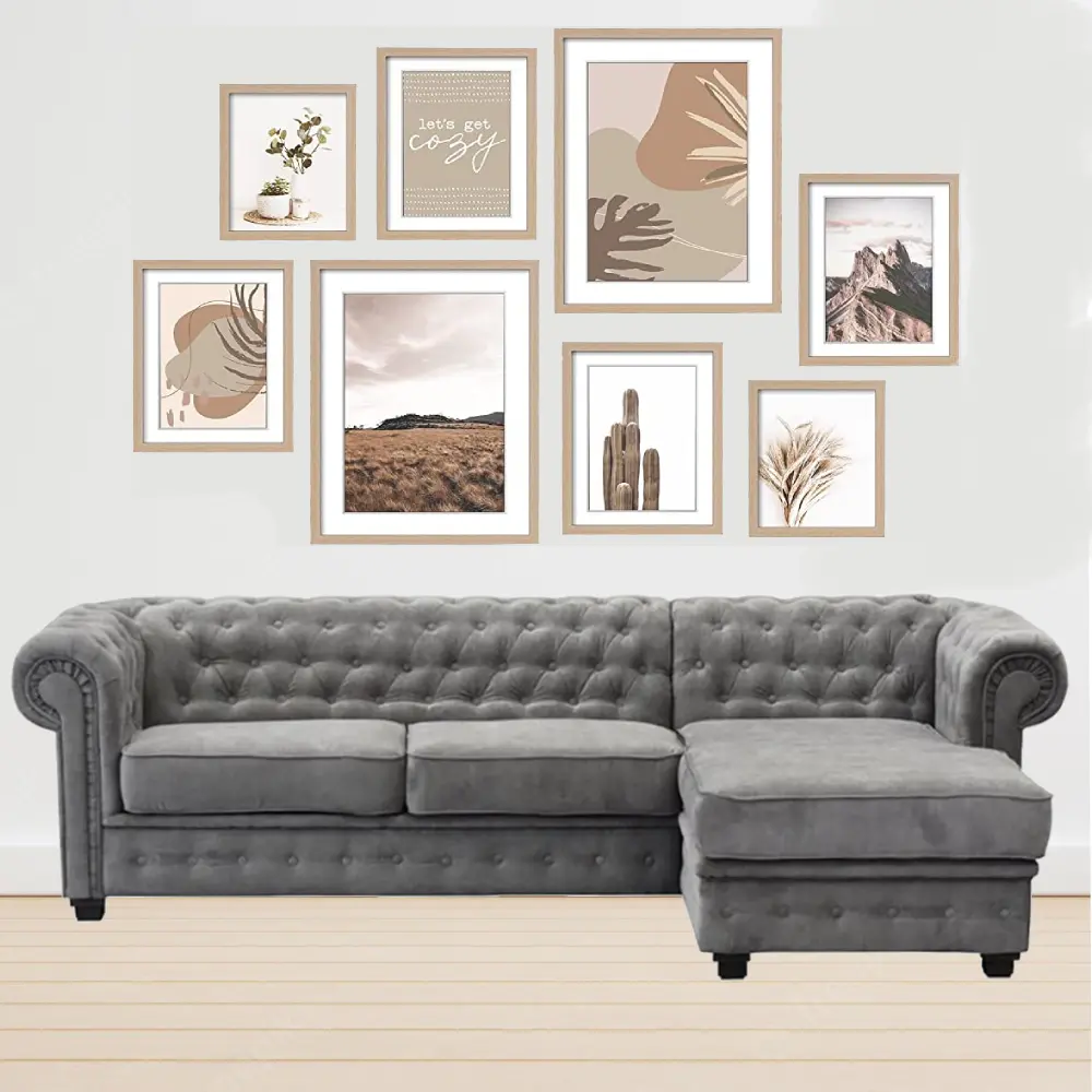 Alderwood Corner Sectional Sofa – Luxurious Comfort for 4 People – furniture