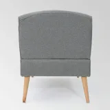 Carisia Mid Century Modern Fabric Chaise Lounge – furniture thumbnail 4