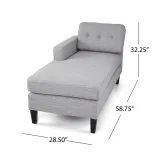 Crowning shield 2 piece Chaise Daybed – furniture thumbnail 3