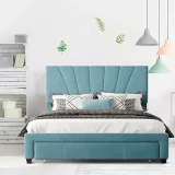 Zavior Hie Upholstered Storage Platform Bed thumbnail 5