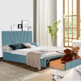 Zavior Hie Upholstered Storage Platform Bed thumbnail 2