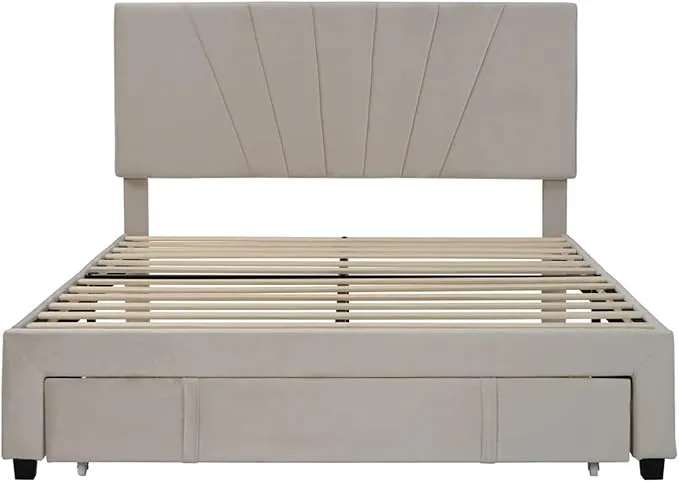 Zavior Hie Upholstered Storage Platform Bed