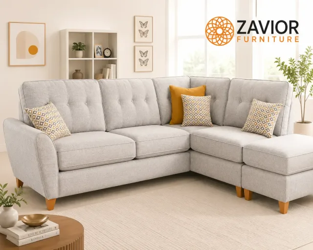 Ultimate Comfort: Gaelle Corner Sectional Sofa – 230 cm of Stylish Relaxation – furniture