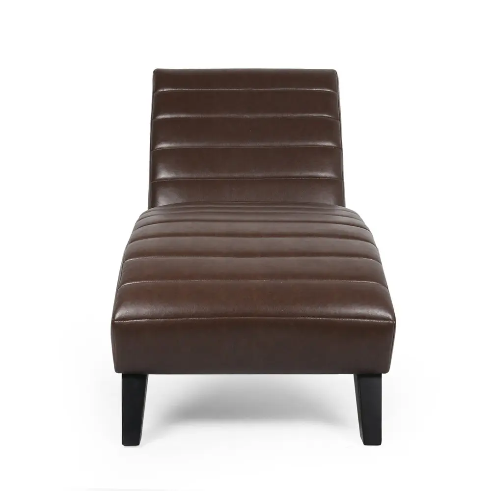 Upholstered Channel Stitch Chaise Lounge – furniture
