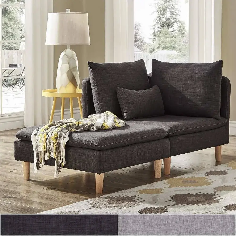 Modular Chaise with Ottoman – furniture