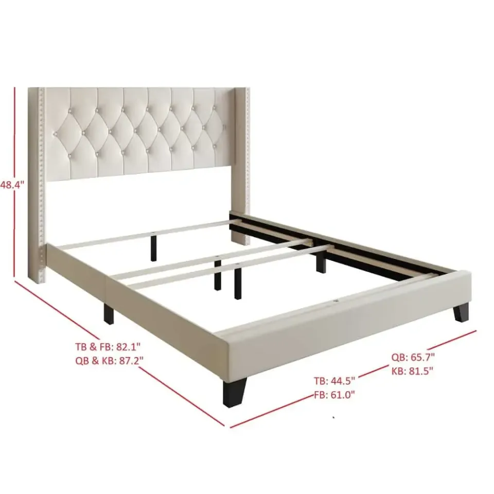 Zavior Homer Tufted Upholstered Panel Bed - product image 8