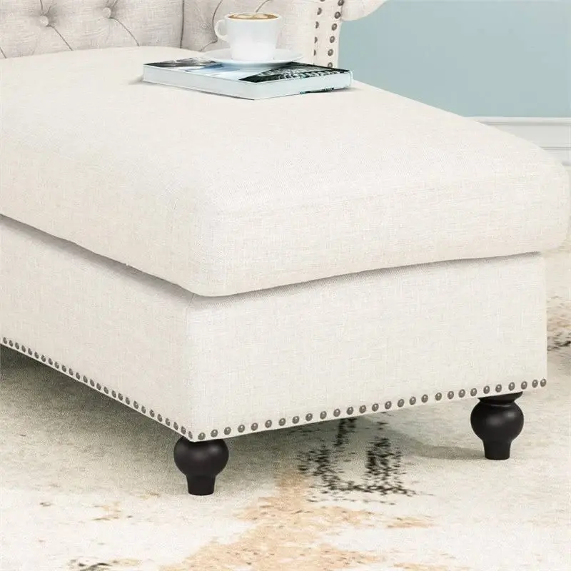 Zviour Tufted Rolled Arms Chaise Lounge – furniture