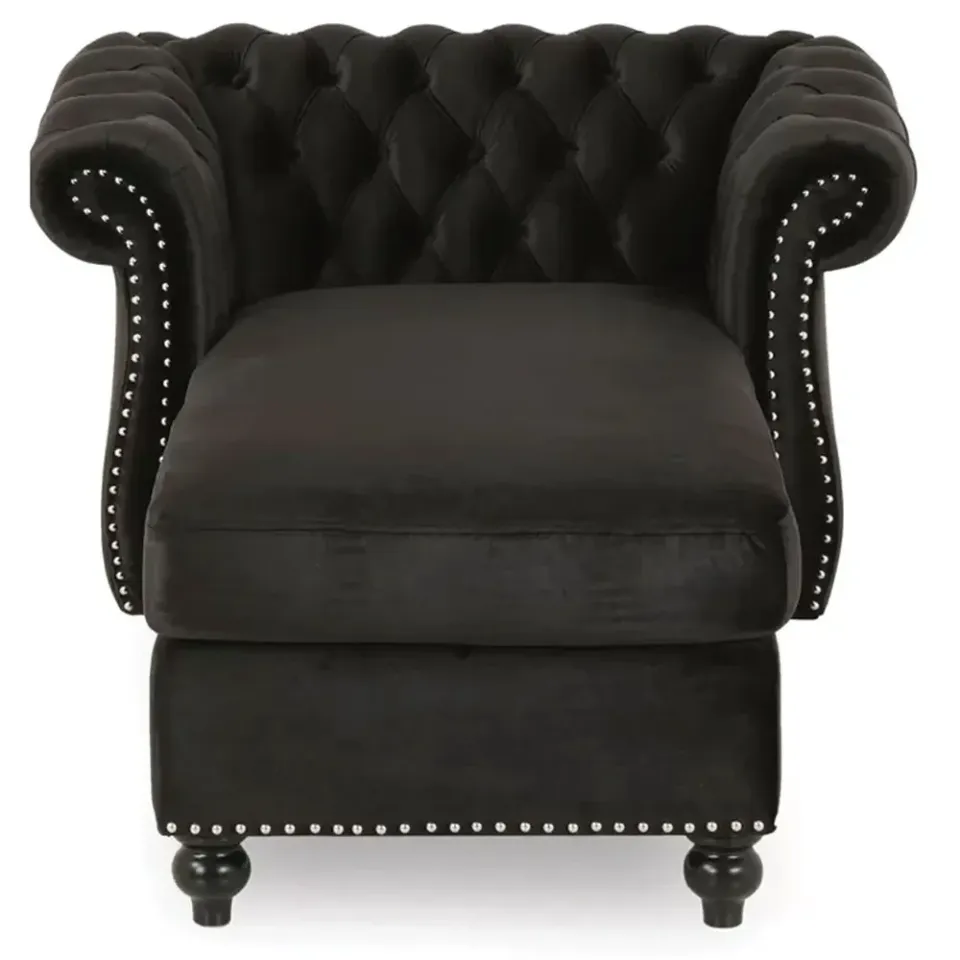 Zviour Tufted Rolled Arms Chaise Lounge – furniture - product image 1
