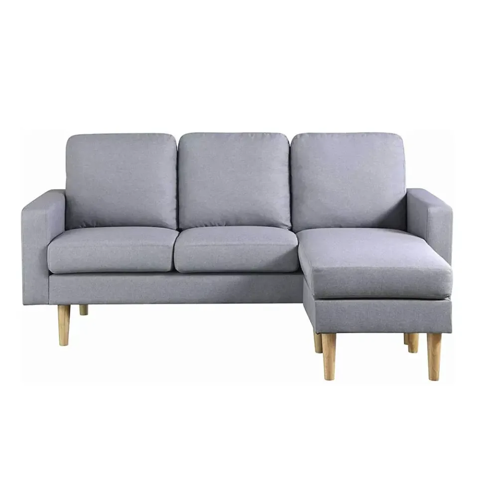 Jasper Grey Sectional Sofa – 3-Piece Elegant & Comfortable Seating for Your Living Room – furniture - product image 2