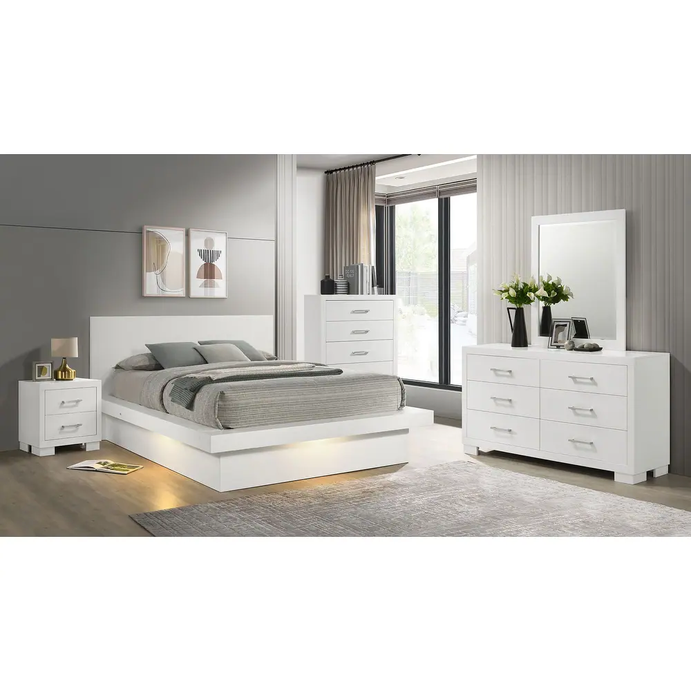 Zavior Jessica 5-Piece Bedroom Set with Nightstand Panels