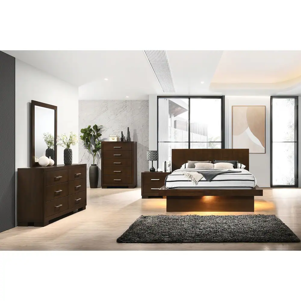 Zavior Jessica 5-Piece Bedroom Set with Nightstand Panels