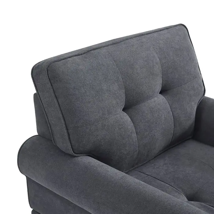 Tufted Two Arms Rolled Chaise Lounge – furniture