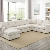 Right Hand Facing Modular Corner Sectional Sofa – furniture thumbnail 1