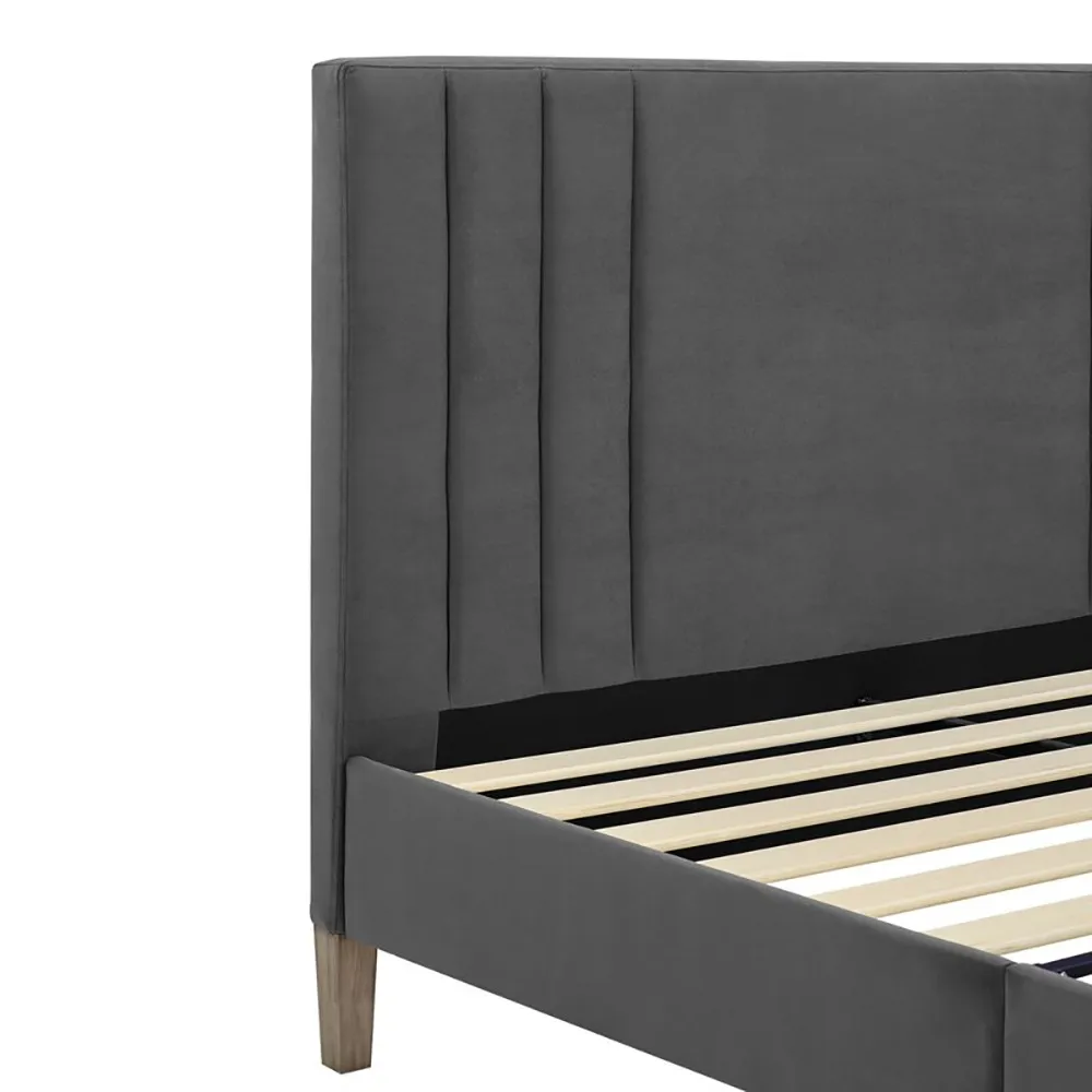 Zavior Kayden Tufted Upholstered Low Profile Bed