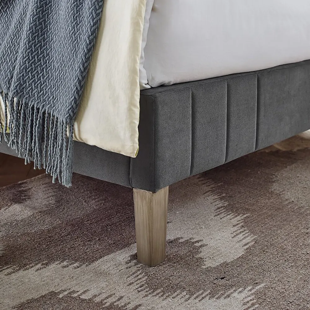 Zavior Kayden Tufted Upholstered Low Profile Bed