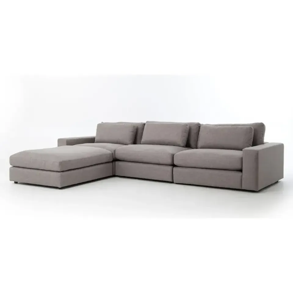 Elissa Square Arm Modular Sofa Chaise – 270cm of Ultimate Comfort for Your Living Space – furniture - product image 3