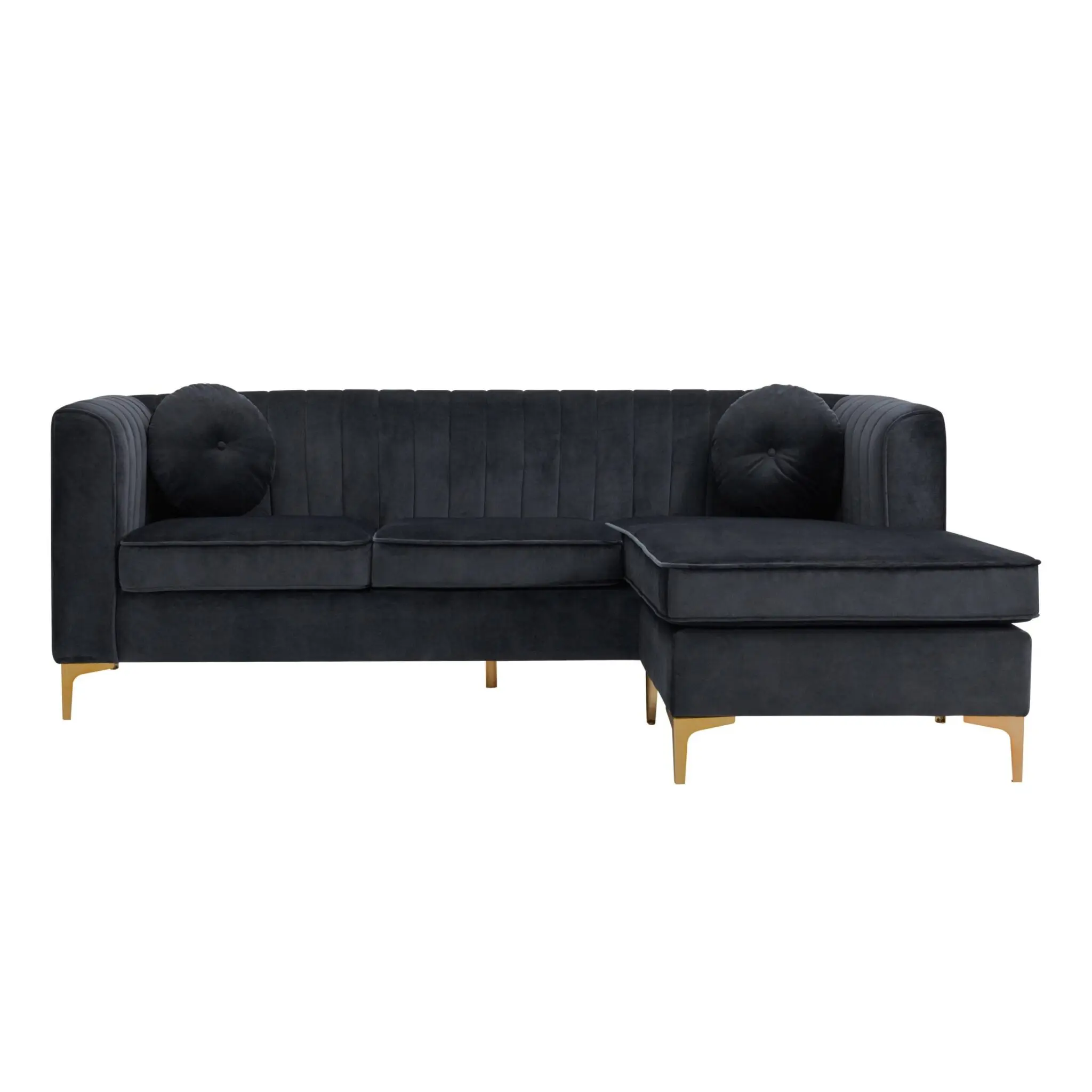Transform Your Living Space with the Luxurious Cargill Wide Velvet Modular Sofa & Chaise – 7 – furniture