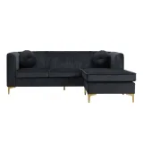 Transform Your Living Space with the Luxurious Cargill Wide Velvet Modular Sofa & Chaise – 7 – furniture thumbnail 4