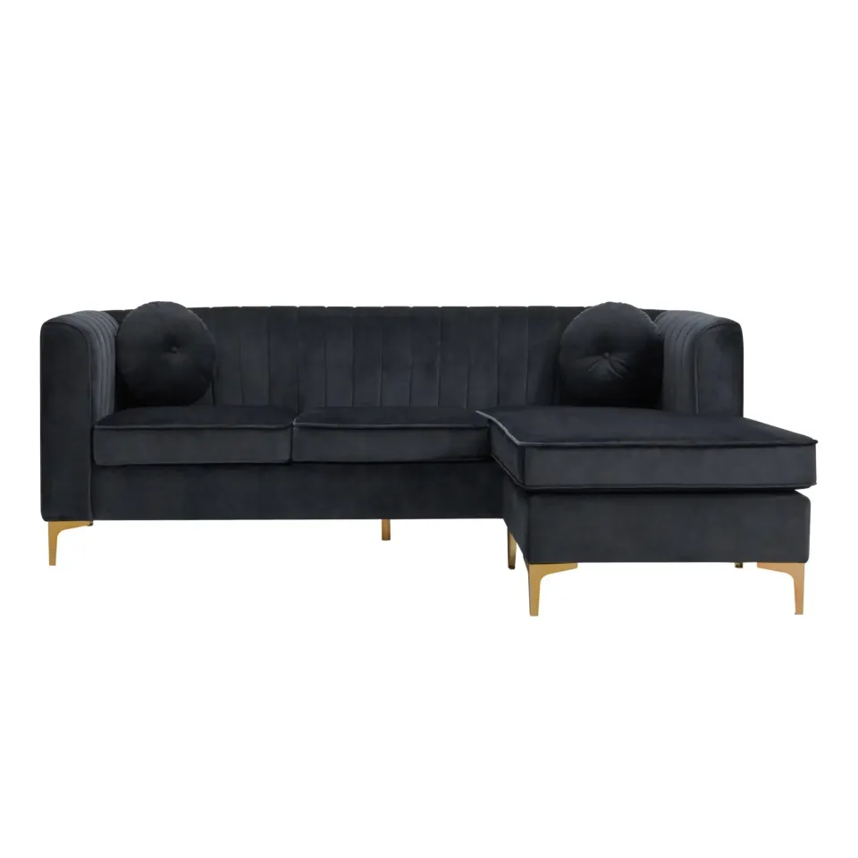 Transform Your Living Space with the Luxurious Cargill Wide Velvet Modular Sofa & Chaise – 7 – furniture - product image 4