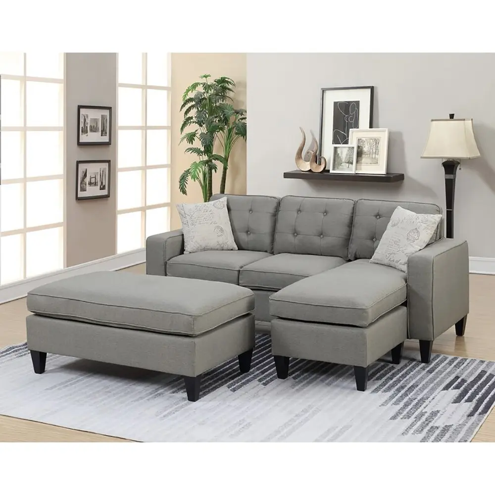 Modern Comfort: 5 Reasons to Love the Howa Wide Sectional with Ottoman – furniture