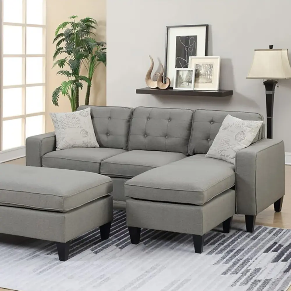 Modern Comfort: 5 Reasons to Love the Howa Wide Sectional with Ottoman – furniture