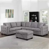 Corner Sofa with Storage Ottoman – furniture thumbnail 3