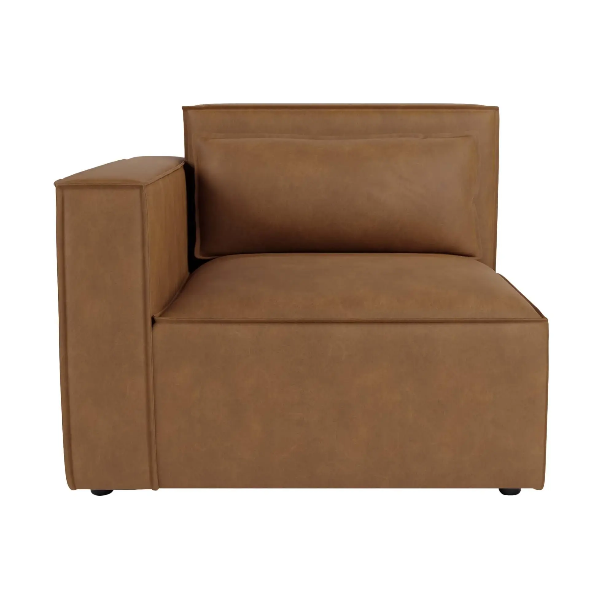 Zavior Furniture Faux Leather Sectional Sofa – furniture