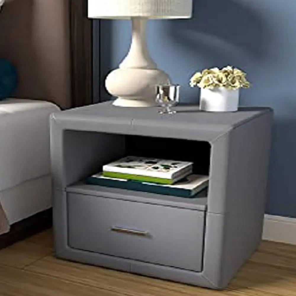 Upholstered Single Drawer Night Stand – furniture