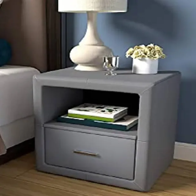 Upholstered Single Drawer Night Stand – furniture