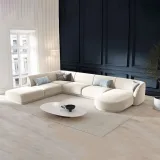 Luxury U-Shaped Velvet Upholstered Sofa – furniture thumbnail 1