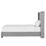 Zavior Melina Tufted Wingback Linen Bed thumbnail 8