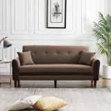 Living Room Modern Sofa with 2 Pillows – furniture thumbnail 4
