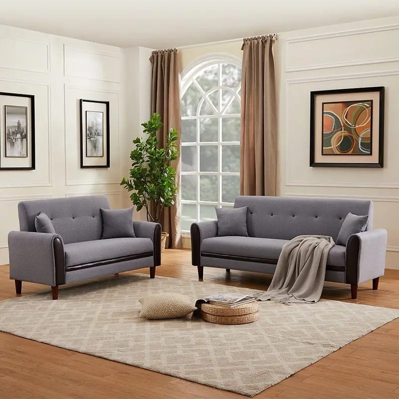 Living Room Modern Sofa with 2 Pillows – furniture