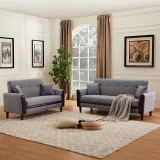 Living Room Modern Sofa with 2 Pillows – furniture thumbnail 6
